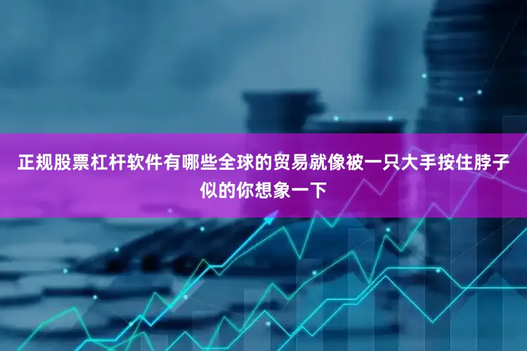 正规股票杠杆软件有哪些全球的贸易就像被一只大手按住脖子似的你想象一下